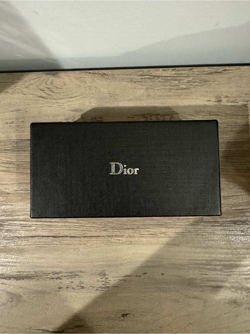 Dior Black Gift Box with Silver Logo